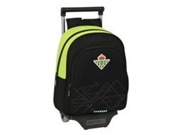 Mochila Escolar com Rodas Real Betis Balompié Preto Lima 28 X 34 X 10 Cm