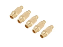 5pcs/set Silenciador Pneumático Latão Controle De Velocidade Válvula 1/8 Bsp