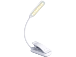 Luminária De Leitura Led Recarregável Via Usb Com Clipe, Proteção