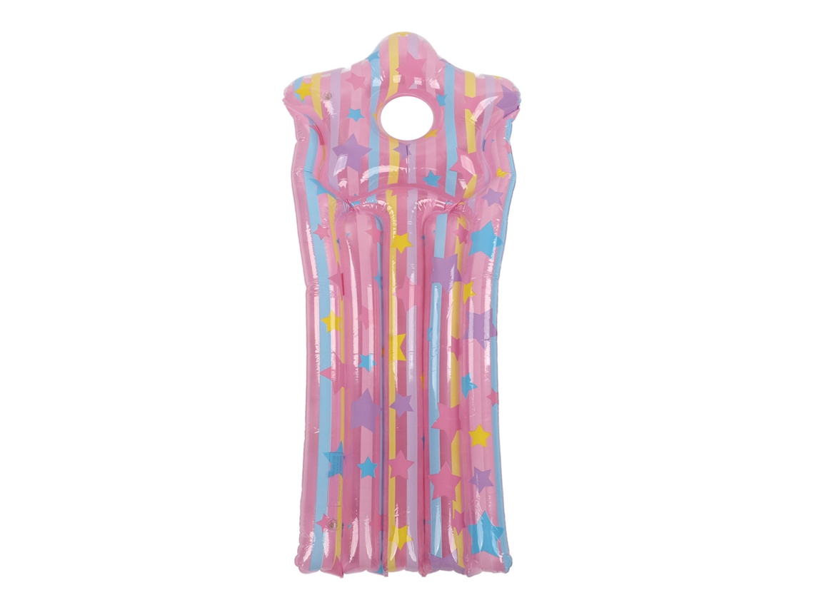 Colchão Inflável Piscina 130x60cm PVC Anti vazamento Rosa S/MARCA