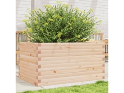 Vidaxl Vaso/floreira De Jardim 90x60x46 Cm Madeira De Pinho Maciça