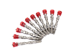 Conjunto de 10 Bits de Prego de Aço Cr v (chrome Vanadium Steel)