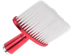 Escova De Corte Cabelo Profissional Eletroplaqueada Tamanho Médio Em Nylon Macio Para Cabeleireiros, Limpeza Do Pescoço