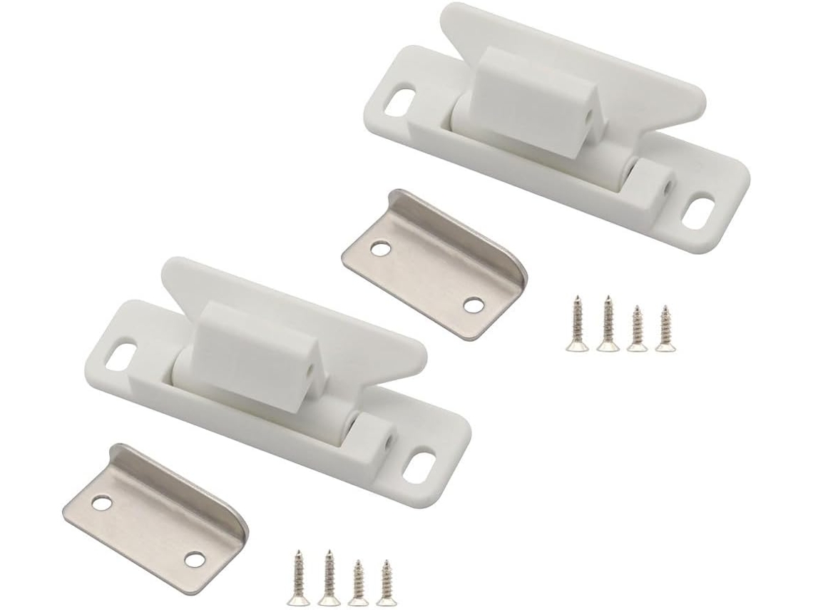 Trava De Gaveta Para Rv, 2 Peças, Trava De Retenção Nylon Preta Branca