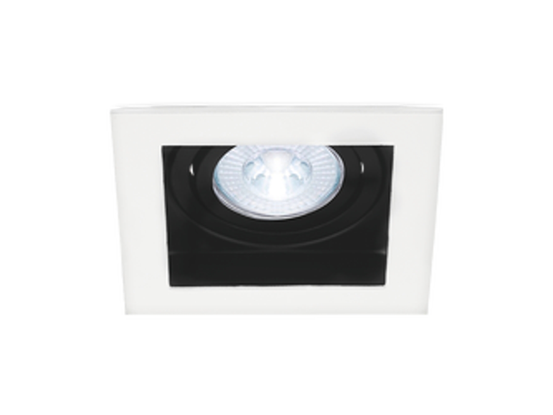 Suporte de Ponto Branco/Preto de Beta R4 Square/Black Mr16 Gu10/Gu5.3 BRAYTRON