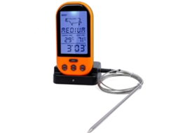 Rebe-termômetro Digital Sem Fio Para Comida Com Temporizador E Alarme, Sonda Para Carne, Churrasco E Cozinha, Ferramenta De Cozinha