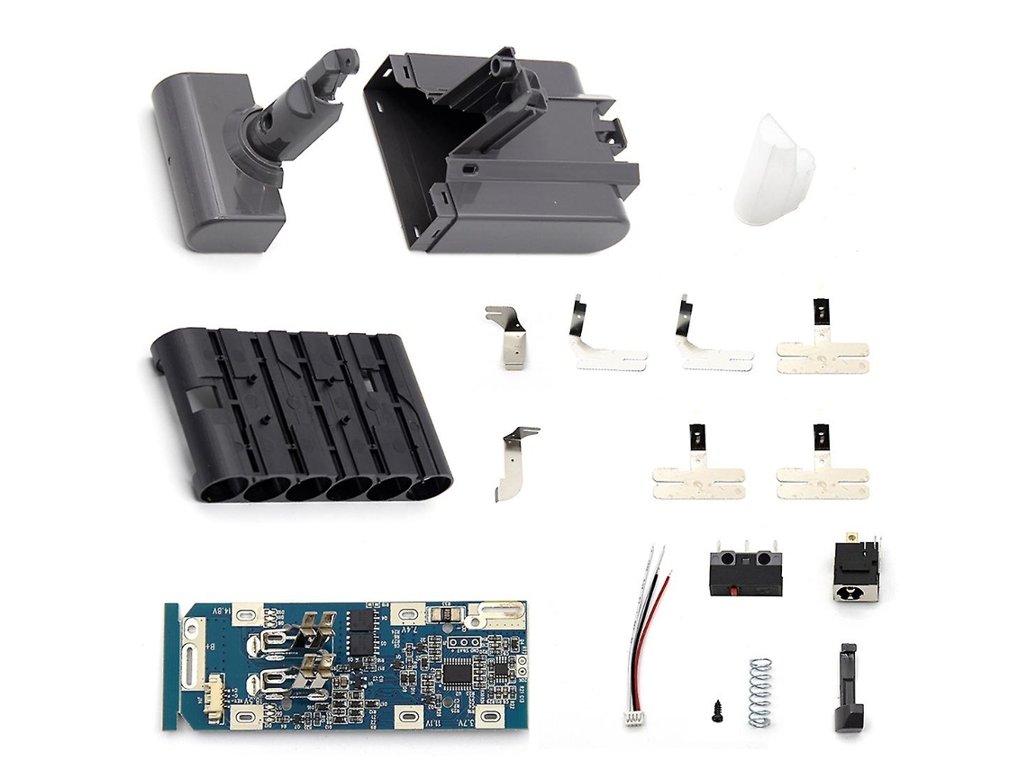 Acessórios de Aspirador Placa de circuito de proteção de carregamento de caixa de plástico de bateria de íon V6 PCB para 21,6 V Dc58 Dc62 Dc63 Dc72