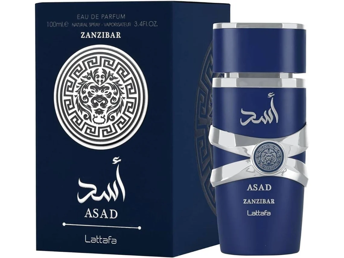 Perfume Lattafa Asad Zanzibar for Men 100ml - Fragrância única e sofisticada