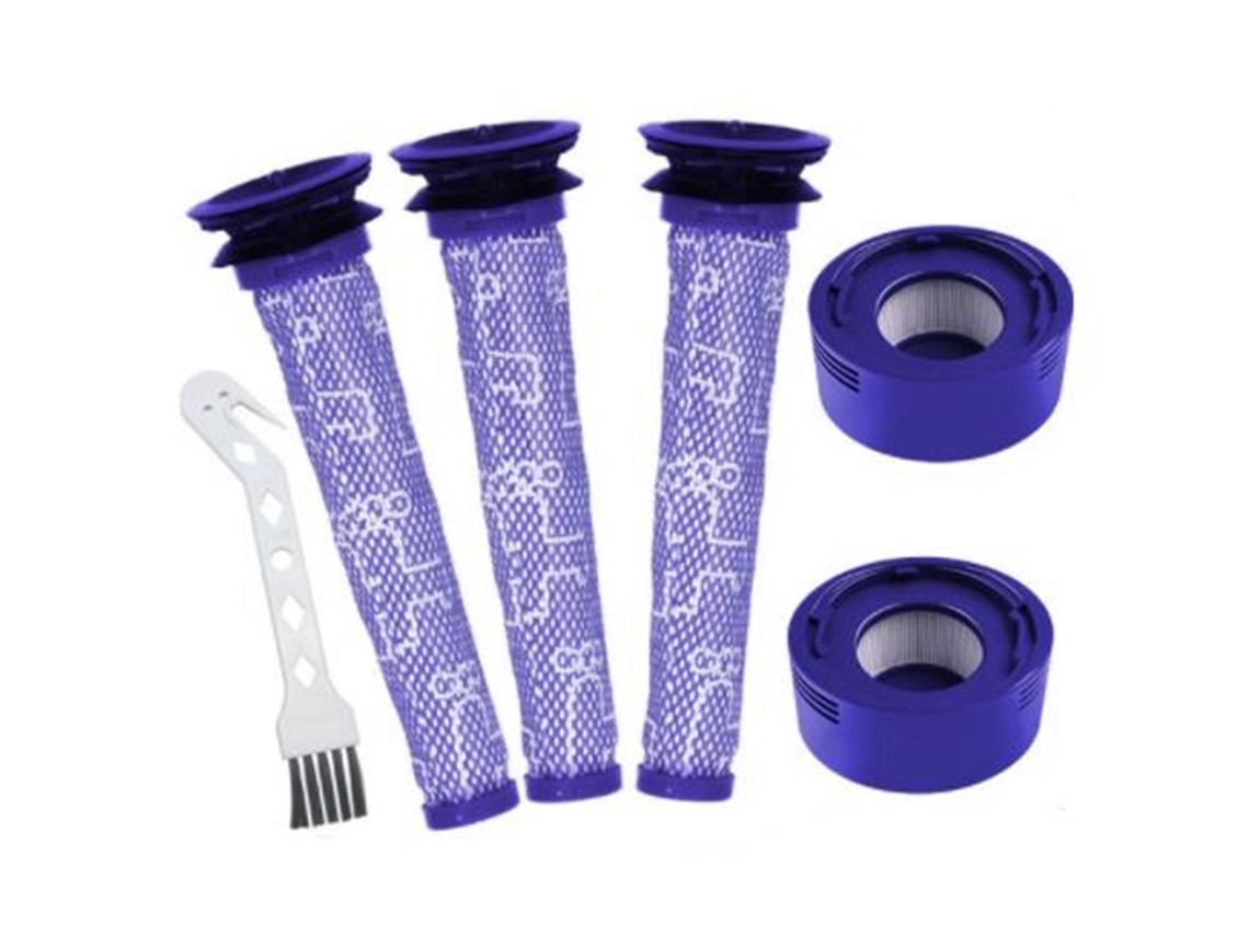 Kit de substituição de filtro de vácuo de 5 pacotes para aspiradores de animais absolutos Dyson Dyson V8, V8, V7