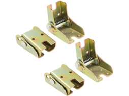 Dobradiça Dobrável Com Travamento Automático, Placa De Aço Dourado, 4