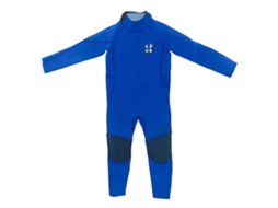 Fato Neoprene Manga Comprida Back Zip Cub Steamer 2 Mm Azul 2Zion