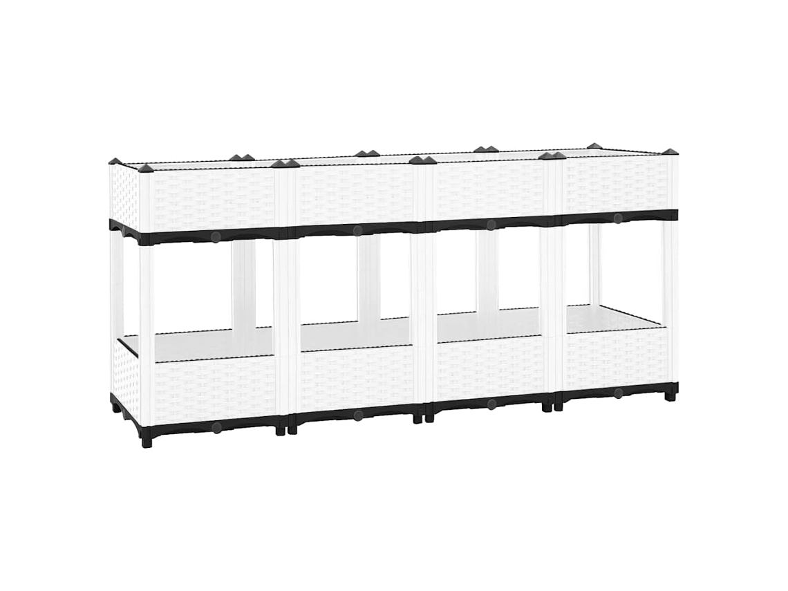 Vidaxl Canteiro Elevado 160x40x71 Cm Polipropileno
