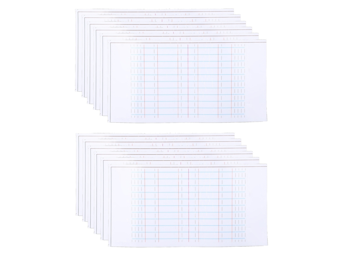 12pcs Modelo De Sobrancelha Em Pvc Com Régua Adesivo Descascável Para Desenho E Design De Sobrancelhas