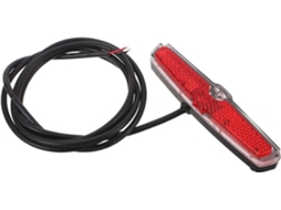 Luz de freio traseira para motocicleta off-road, compatível com bateria, indicador de direção à prova d'água