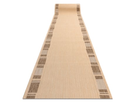 Passadeira DYWANY LUSZCZOW Sizal Floorlux Modelo Polipropileno Bege (100x830cm)