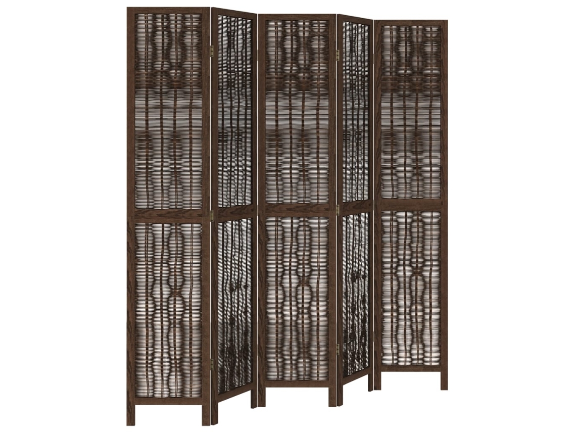 Room Divider, Room Dividers Vidaxl Marrom Madeira (40 X 200 Cm)