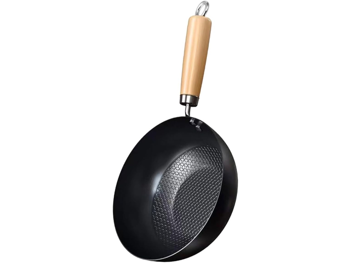 Wok Tradicional, Antiaderente, Para Fogões De Indução, Utensílio De Cozinha Para Churrasco, Frituras E Refogados, Ideal Gokoco