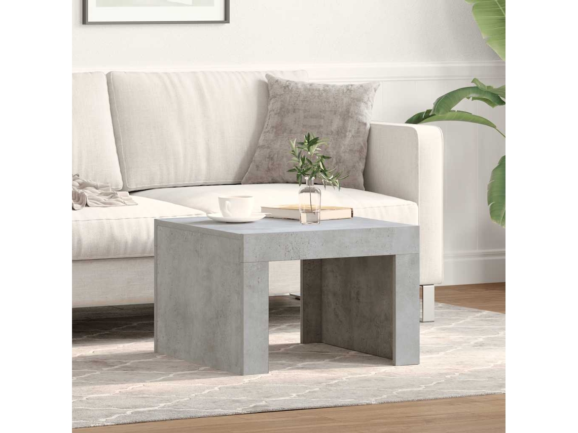 Vidaxl Mesa De Centro 50x50x35 Cm Derivados De Madeira Cinzento Sonoma