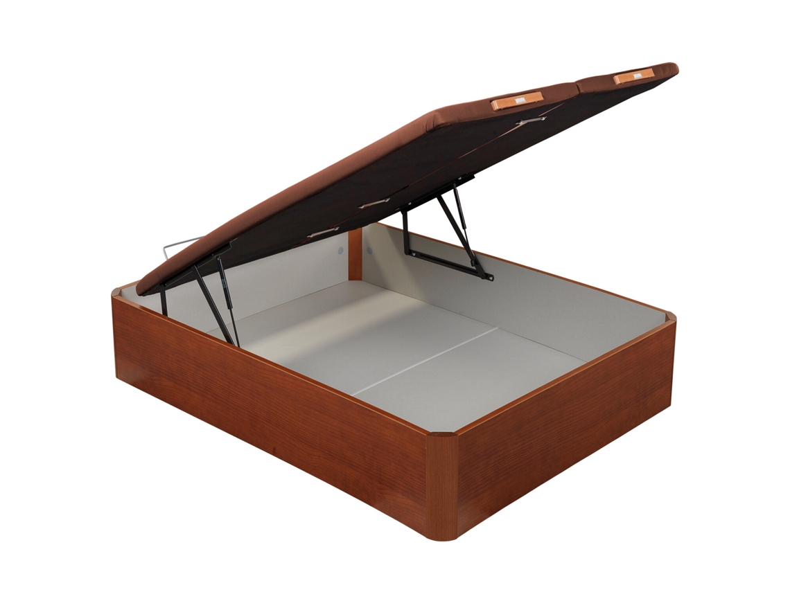 Sommier com Arrumação PIKOLIN Naturbox 2.0 Tampa Dupla - 150x200cm (41 Cm de Altura - Cerejeira)