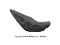Exaustor Fino Ktm Duke 790 890 Liga Titânio Proteção Térmica Fibra Carbono