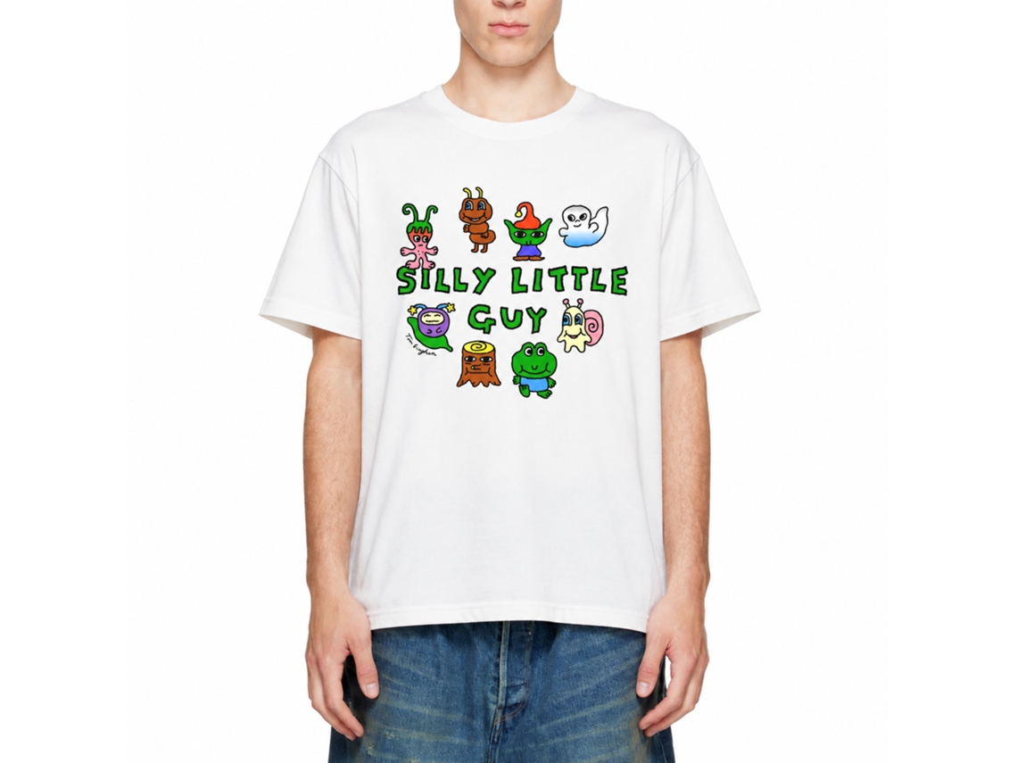Camiseta Rockinstone Silly Little Guy Tom Bingham - Estilo de Designer Exclusivo