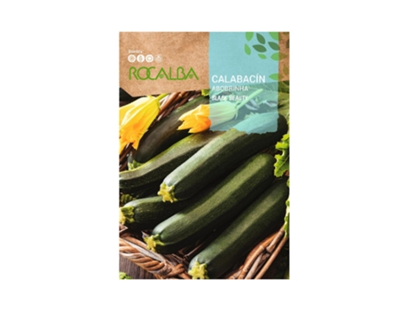 ROCALBA Calabacin Black Beauty 8G Pack 5 Sobres