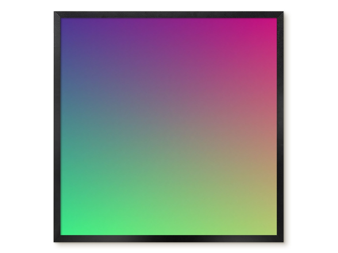 Quadro magnético para parede com cores de equilíbrio para o quarto Espelharte (50x50 cm)