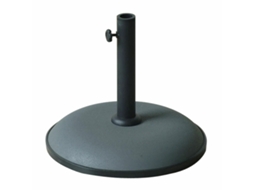 Base Guarda-sol Redonda Marbueno 41,5x35 Cm 15kg Cinza Jardim, Piscina E Terraço