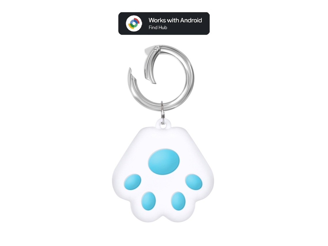 Rastreador Gps Anti-perda, Compatível Android E Apple, Azul Celeste Elysve