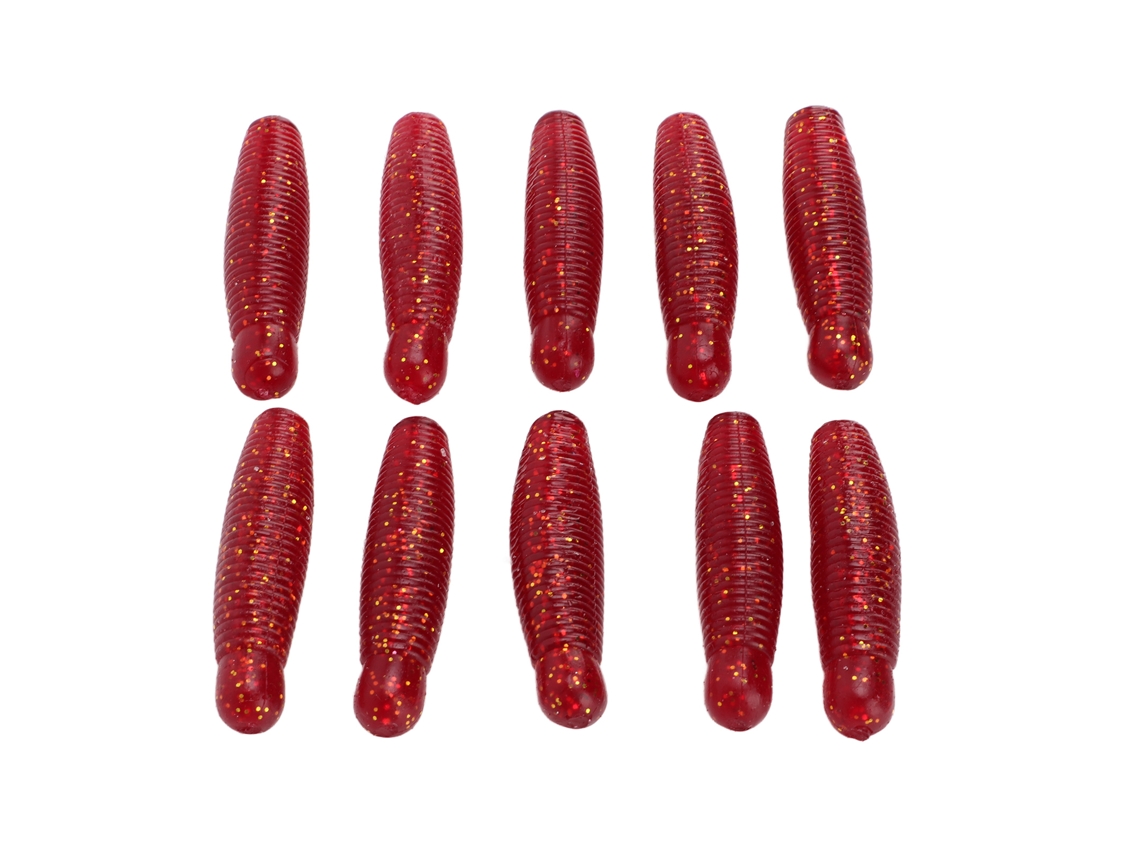 Isca Artificial Abelha Larva Salgada 6cm 8g Vinho Vermelho