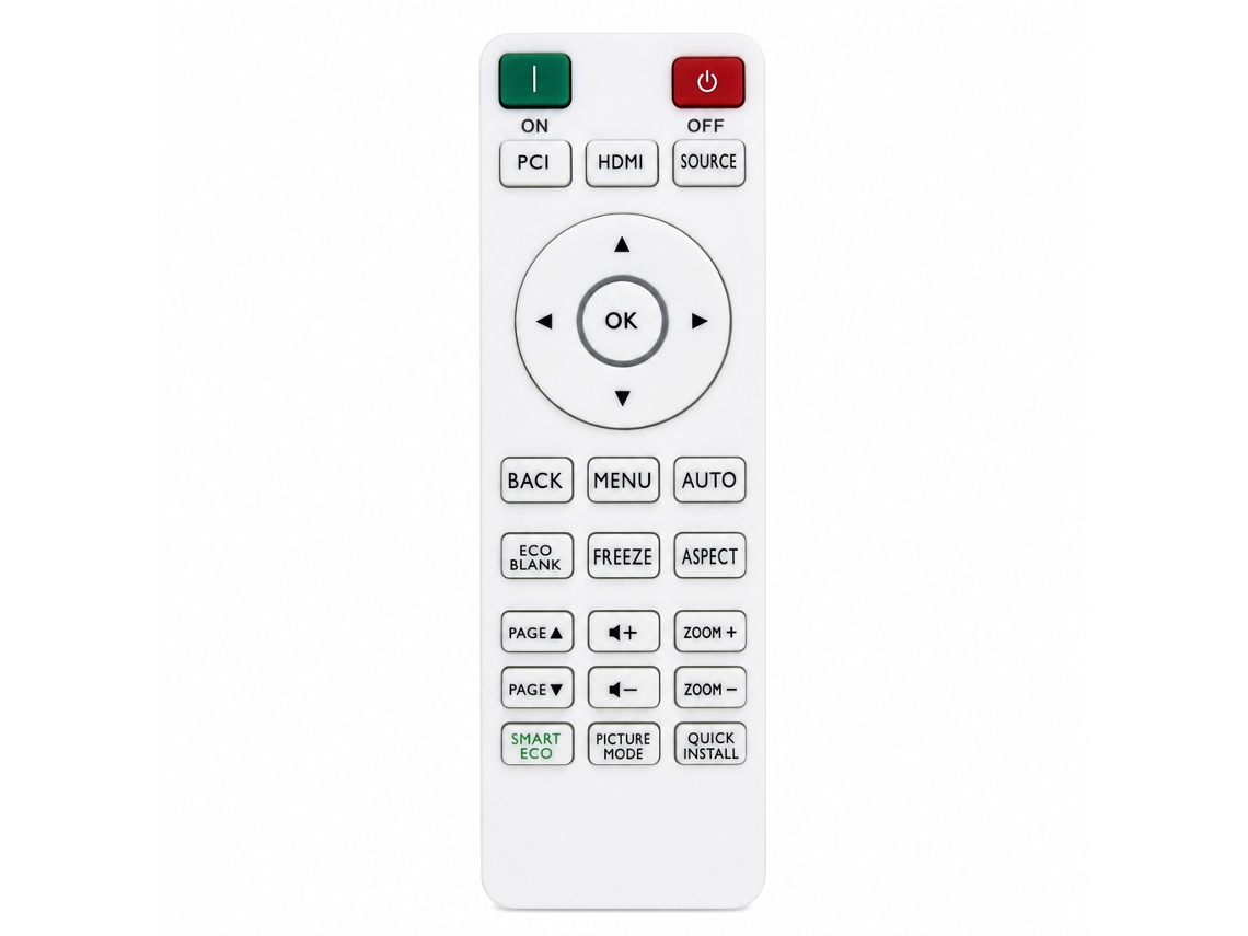 Comando À Distância Para Projetor Compatível Com Benq Rcx016 Com Ponteiro Laser_zhd