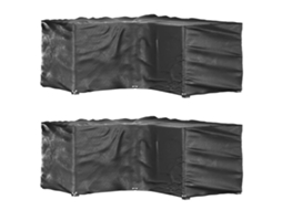Garden Furniture Cover, Garden Furniture Covers Vidaxl Preto Polietileno (185 X 185 X 90 Cm)