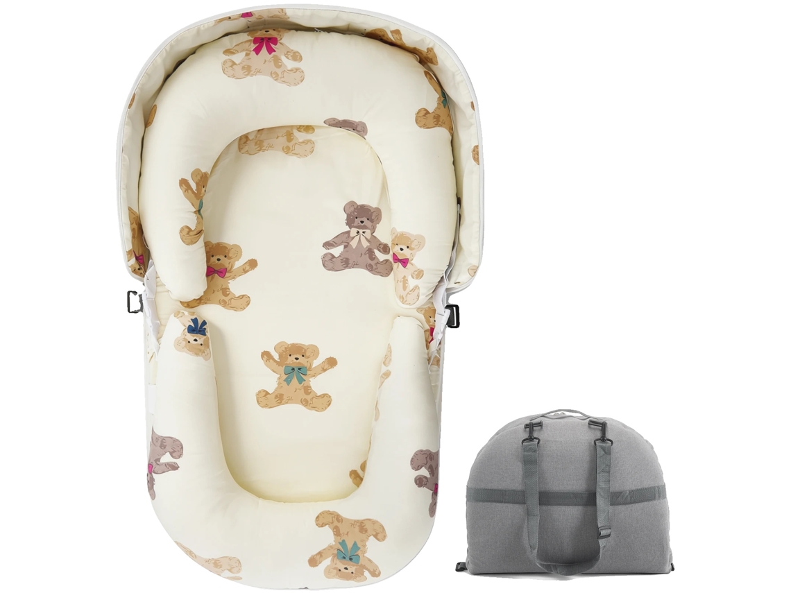 Berço De Bebê, Co-sleeper Portátil, Fácil De Limpar, Amarelo