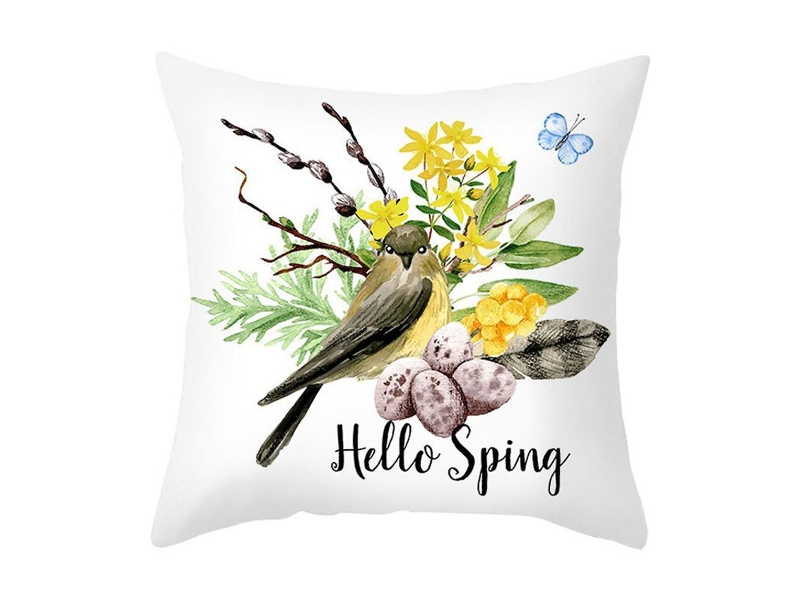 2026 funda de Almohada com Impressão Unilateral Padrões Cute Cartoon Quadrada Fecho Oculto Decoração Ideal