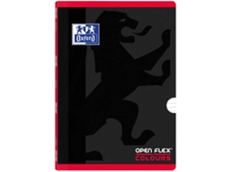 Caderno OXFORD 485214 Preto e Vermelho (A4 - Pautado - 48 Folhas)