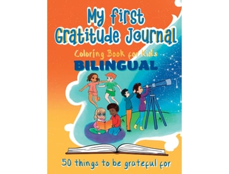 Livro My First Gratitude Journal Coloring Book - Bilingual de Munay Ki (Inglês)