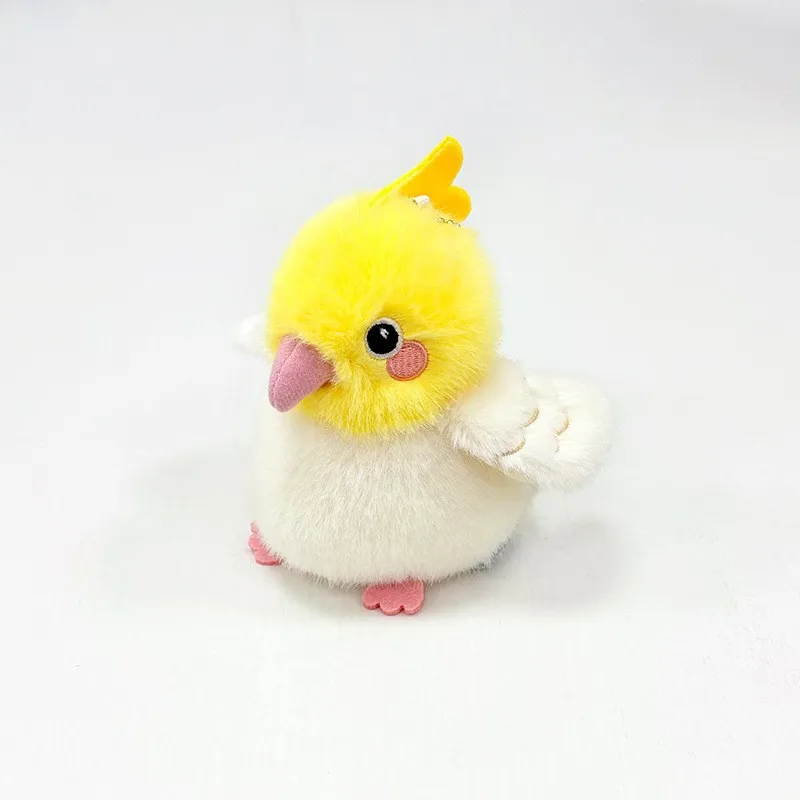 Chaveiro de Pelúcia de Pássaro Fofo, Desenho Animado de Kiwi MDUG (estilo 1)
