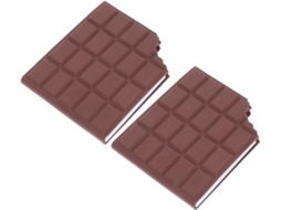 Miniplaquetas Autocolantes De Chocolat Parfumé, 2 Unidades