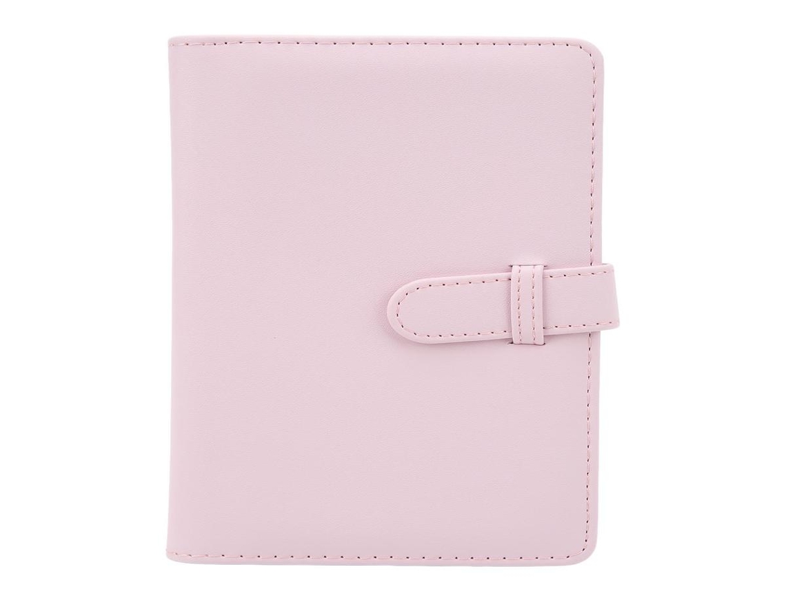 Lurelia Álbum De Fotos Bebé, 108 Bolsos, 3 Polegadas, Acabamento Em Couro, Capa Em Pu, Cor Rosa