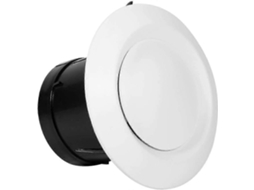 Tapa De Ventilador De Ventilación Exhaustor Válvula De Suministro Conducto De Aire Manguera, 75mm, Blanco, 1 Pieza