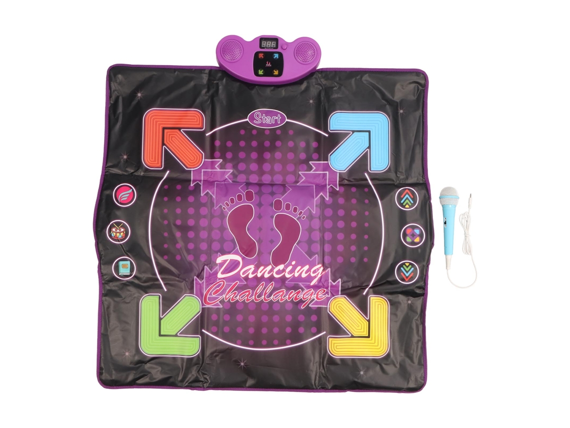 Tapete de Dança LAXISCREED Bluetooth com 4 Modos de Jogo