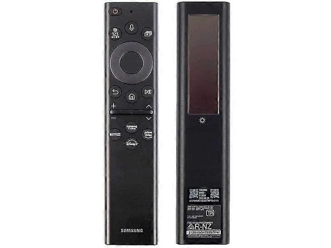 Bn59-01385b Para Controle Remoto De Tv Qled Samsung Recarregável Por Energia Solar E Com Controle De Voz Bn59-01385b