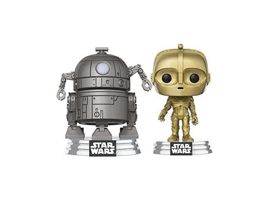 Figurinas Funko Star Wars Pacote 2 Pop! Vinyl Série Conceito R2 D2 C