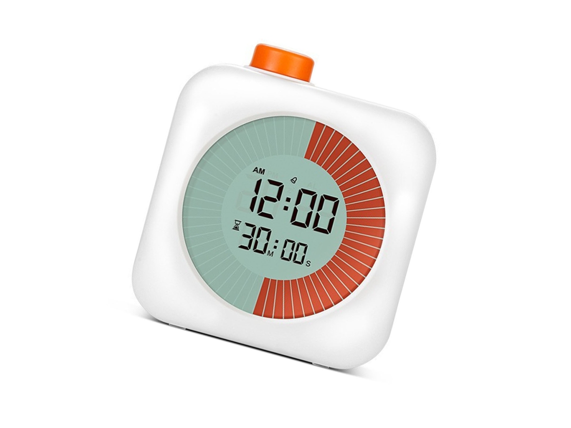 Relógio De Cozinha Digital Com Temporizador Visual, Contagem Regressiva, Alarme E Display Lcd. Ideal Para Gerenciar O Tempo Em Casa