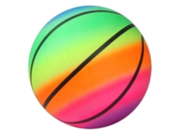 Bola De Praia Inflável Arco-íris Vibrante 23 Cm Para Esportes Ao Ar Livre, Brincadeiras Na Água E Diversão Infantil. Construção D -aquaforge