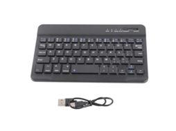 Teclado Bluetooth Mini Portátil De 7 Polegadas Com 59 Teclas, Design Chocolate, Apto Para Tablets E Smartphones Hb030b