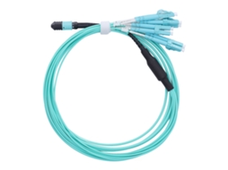 Cabo de Fibra Óptica Multimodo 8 Core 40g Mpo lc Jumper com Conectores Fáceis de Plugar para Comunicação