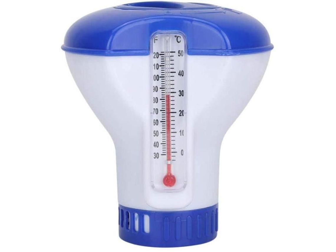 Equipamento para Piscina Dispensador Flutuante de Cloro Químico para Piscina Termômetro Desinfecção Bomba E176309079