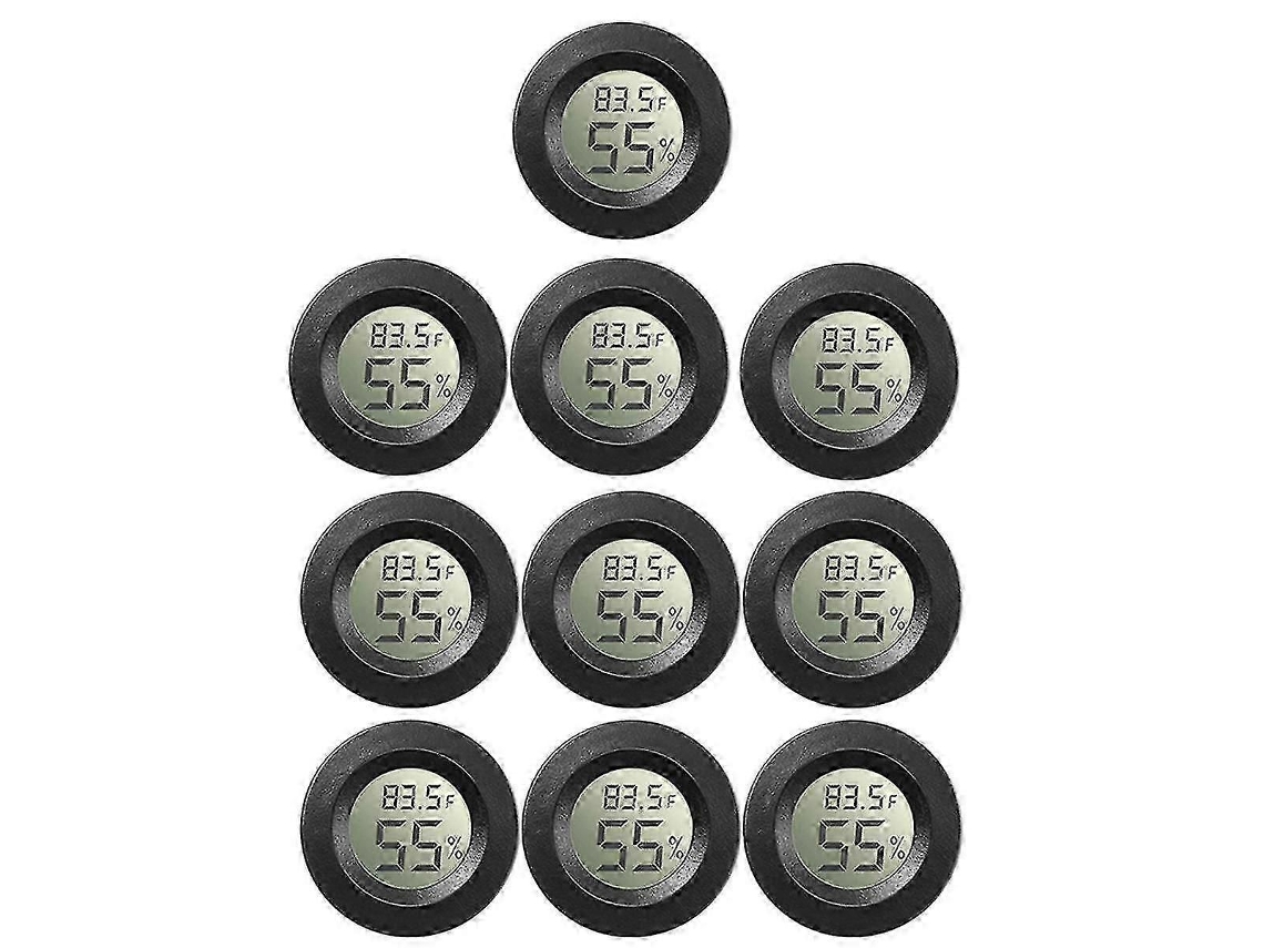 Termômetro Higrômetro Digital Para Uso Interno - 10pack Mini Monitor Lcd
