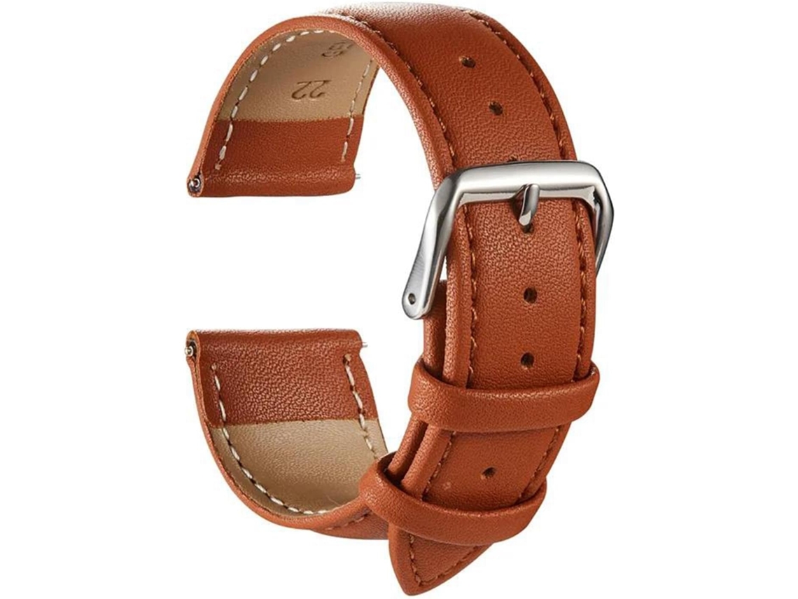 de para 24 Mm Couro Confortável Água Resistente Desgaste Fivela Aço Inoxidável Durável Fácil